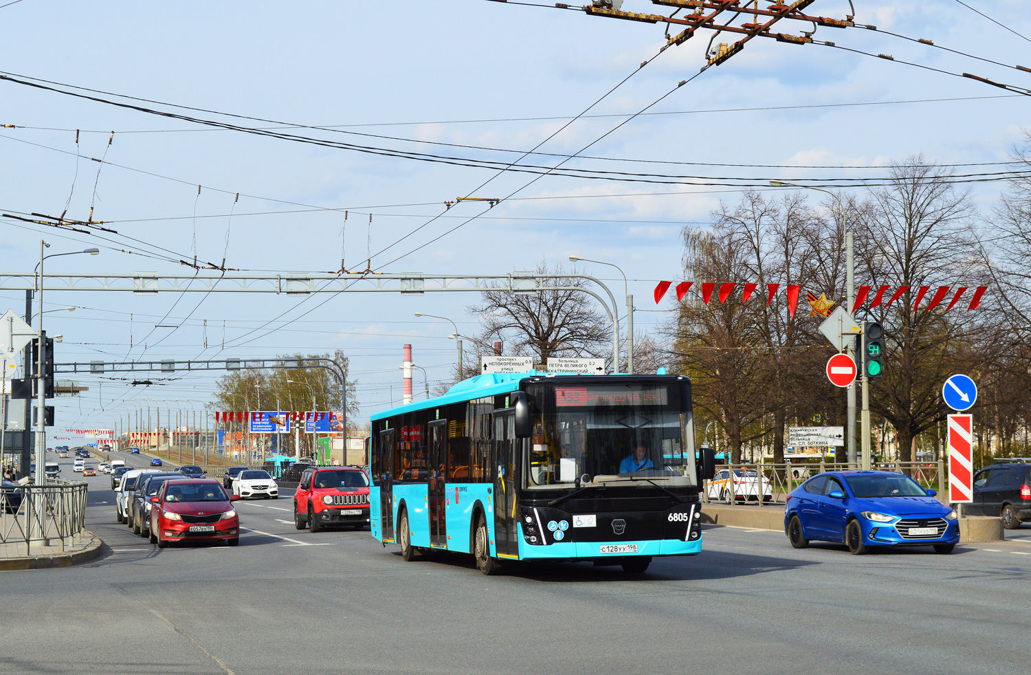 Санкт-Петербург, ЛиАЗ-5292.65 № 6805