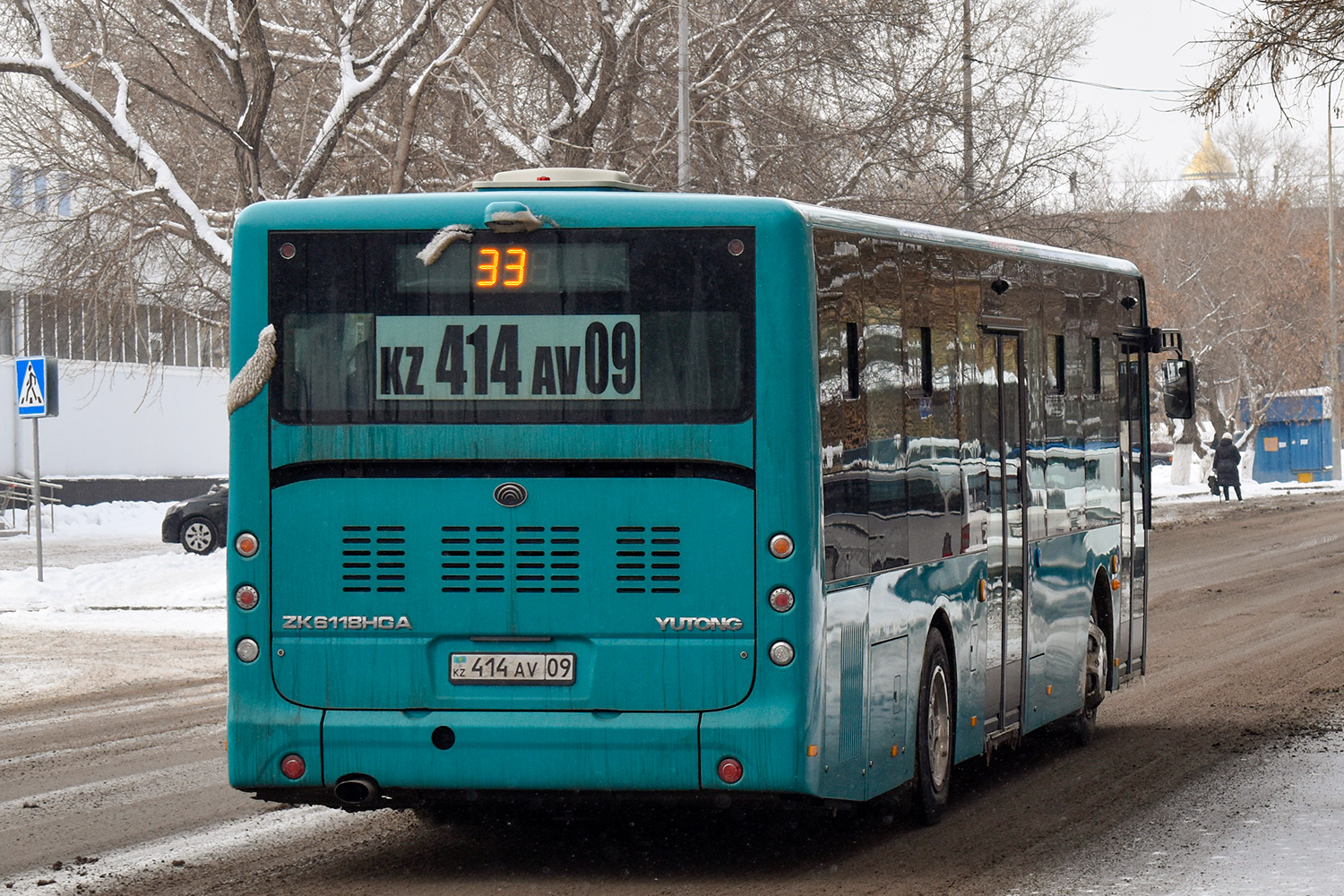 Карагандинская область, Yutong ZK6118HGA (QazTehna) № 414 AV 09