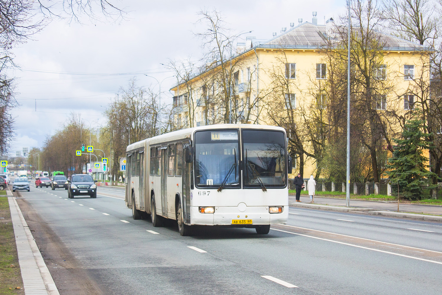 Псковская область, Mercedes-Benz O345G № 697