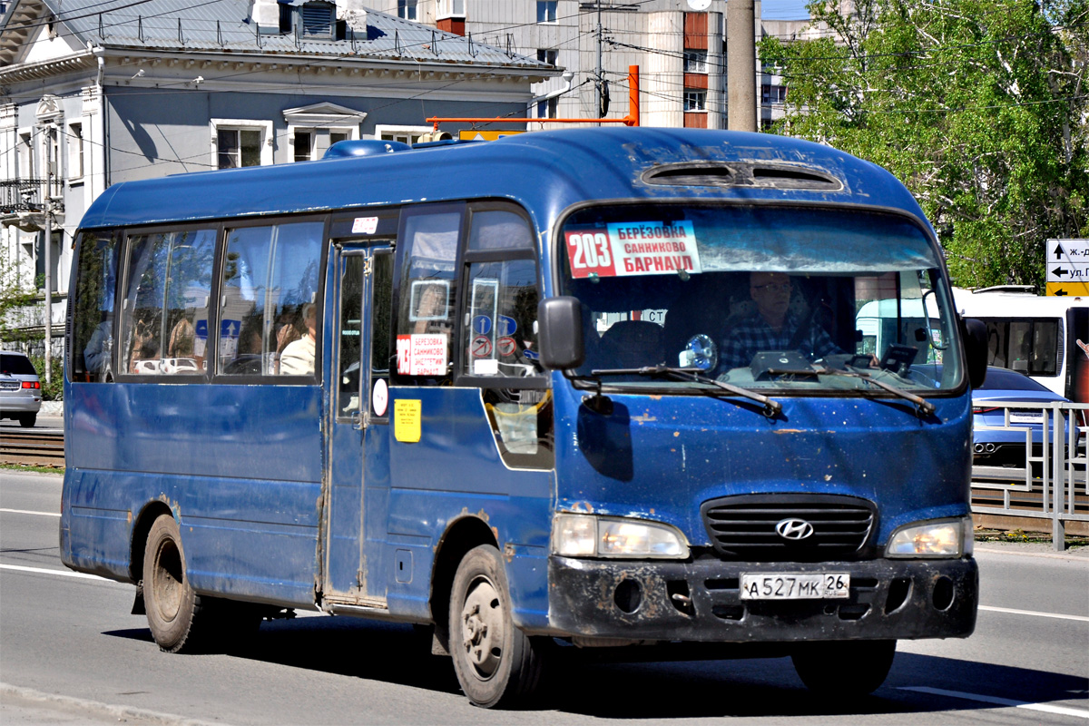 Алтайский край, Hyundai County Deluxe № А 527 МК 26