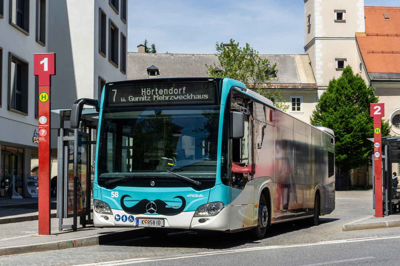 Австрия, Mercedes-Benz Citaro C2 hybrid № 58