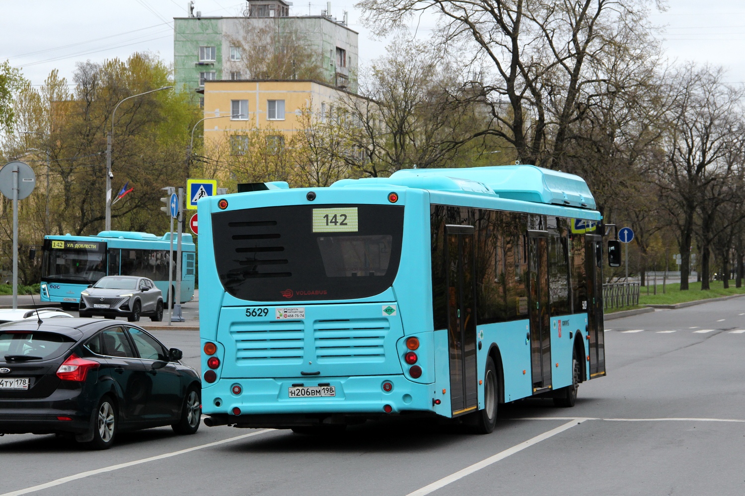 Sankt Peterburgas, Volgabus-5270.G4 (CNG) Nr. 5629