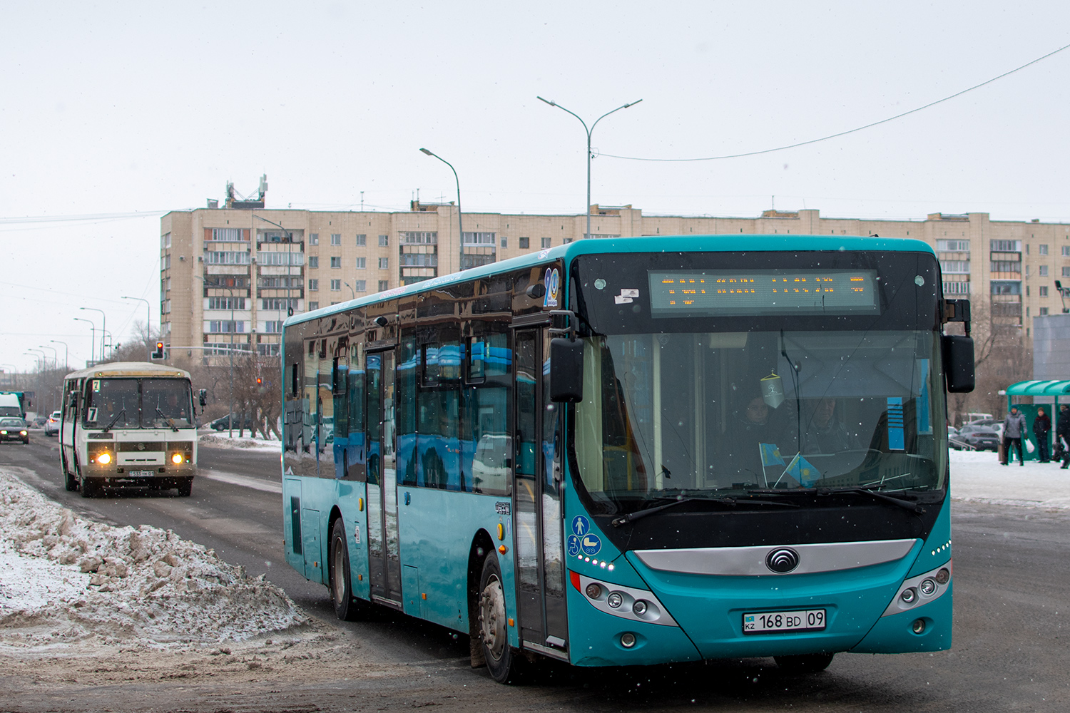 Карагандинская область, Yutong ZK6118HGA № 168 BD 09