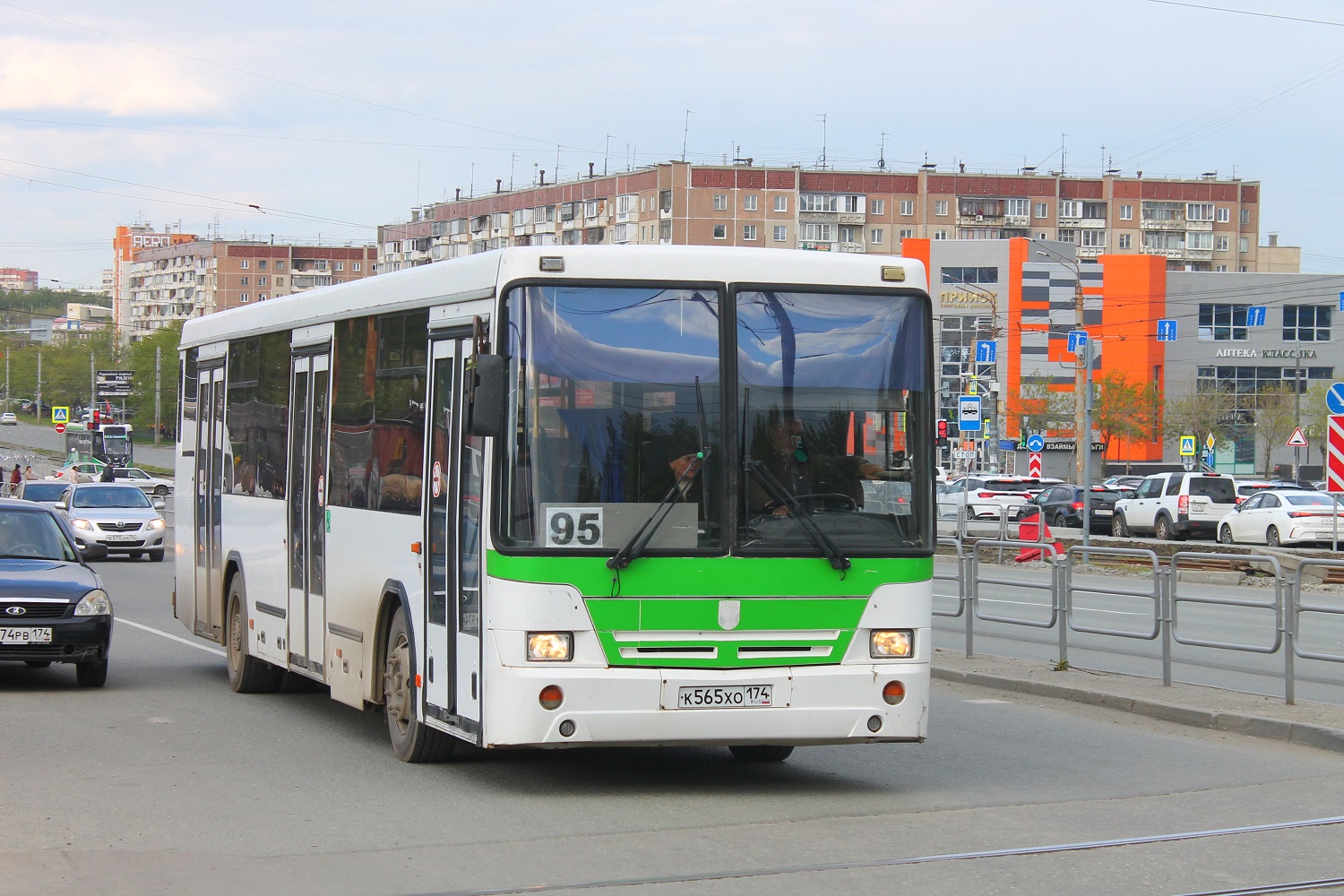 Chelyabinsk region, NefAZ-5299-20-32 # 010