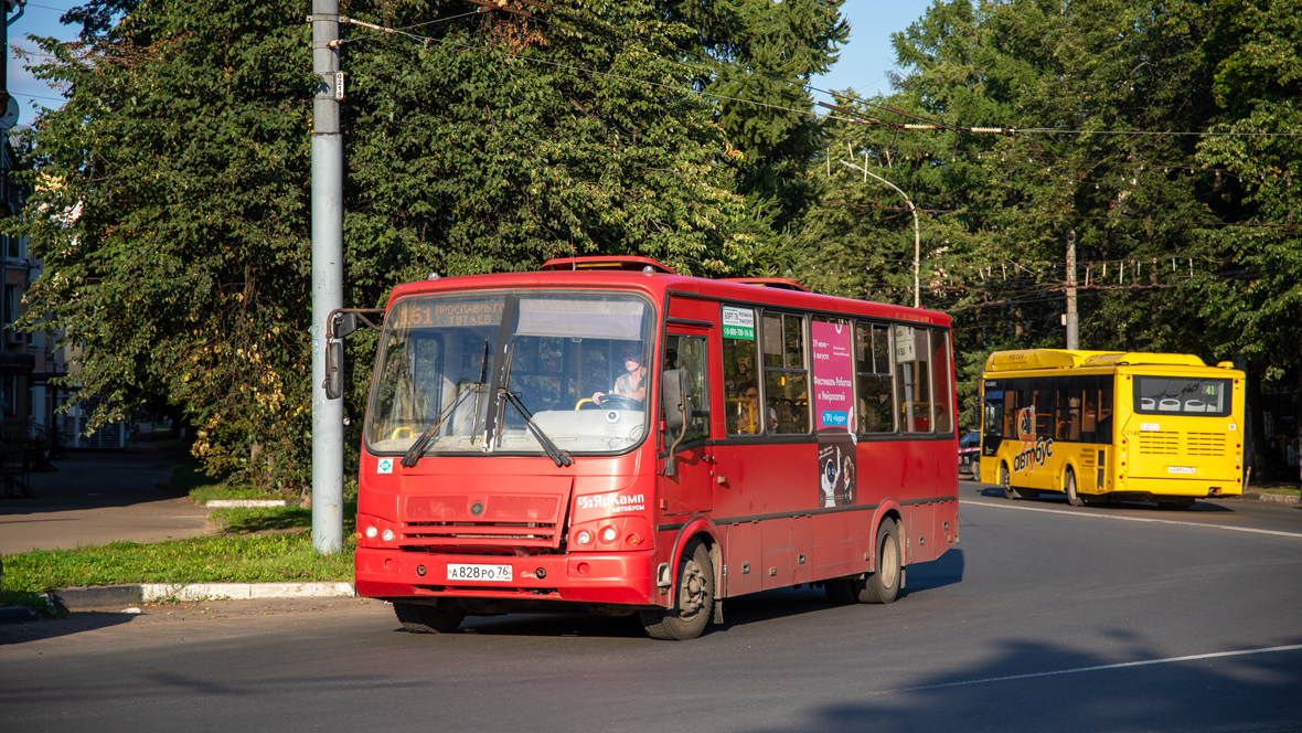 Ярославская область, ПАЗ-320412-14 № А 828 РО 76