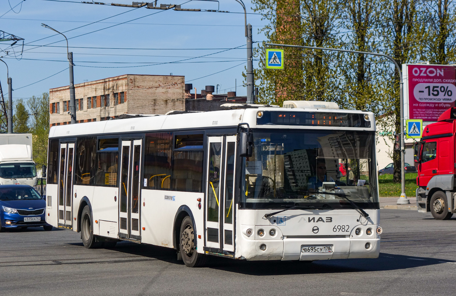 Санкт-Петербург, ЛиАЗ-5292.60 № 6982