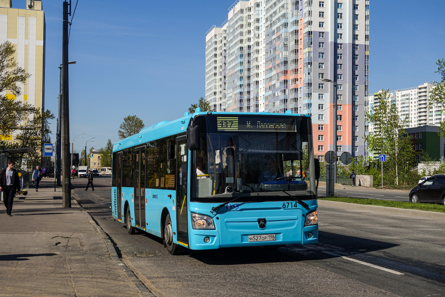 Санкт-Петербург, ЛиАЗ-4292.60 (1-2-1) № 6714