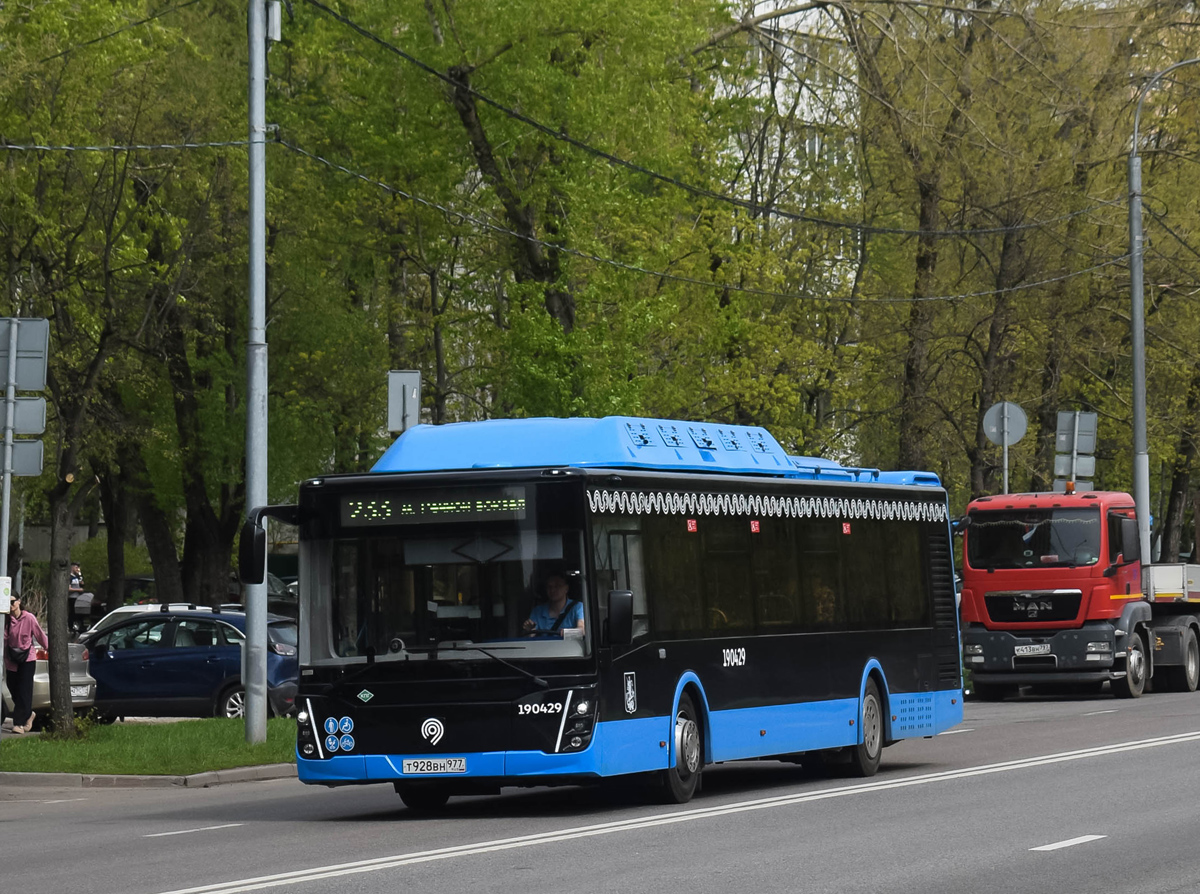 Москва, ЛиАЗ-5292.67 (CNG) № 190429