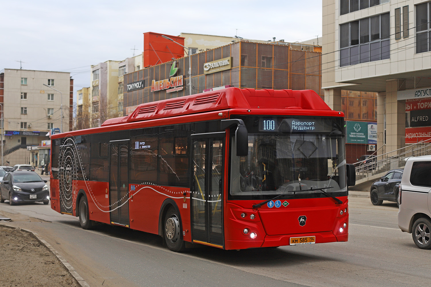 Саха (Якутия), ЛиАЗ-5292.67 (CNG) № КМ 585 14 Саха (Якутия), ЛиАЗ-5292.67 (CNG) № КМ 585 14