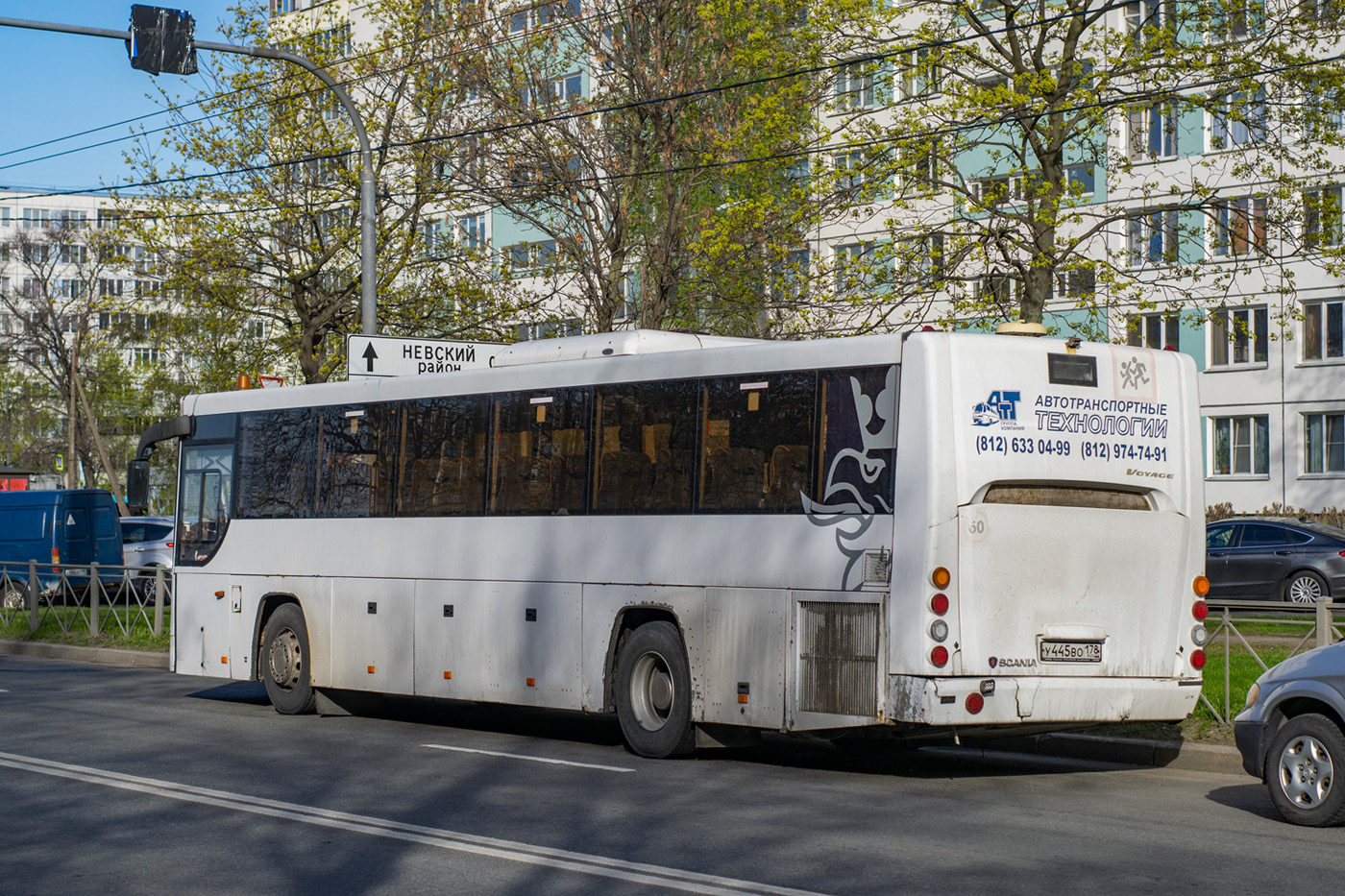 Санкт-Петербург, ЛиАЗ-525110-10 № У 445 ВО 178