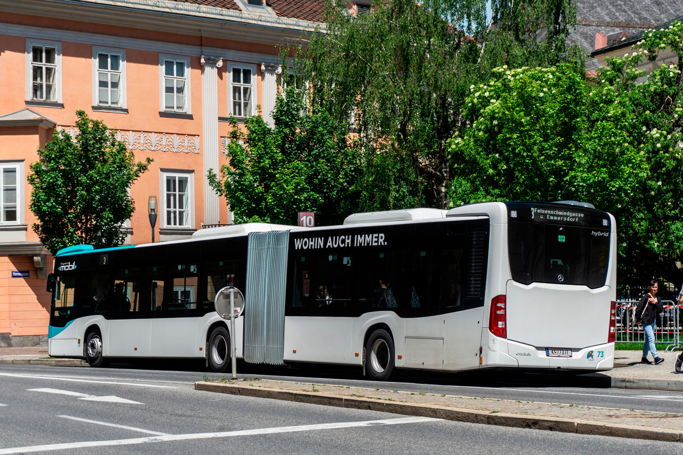 Австрия, Mercedes-Benz Citaro C2 G hybrid № 73