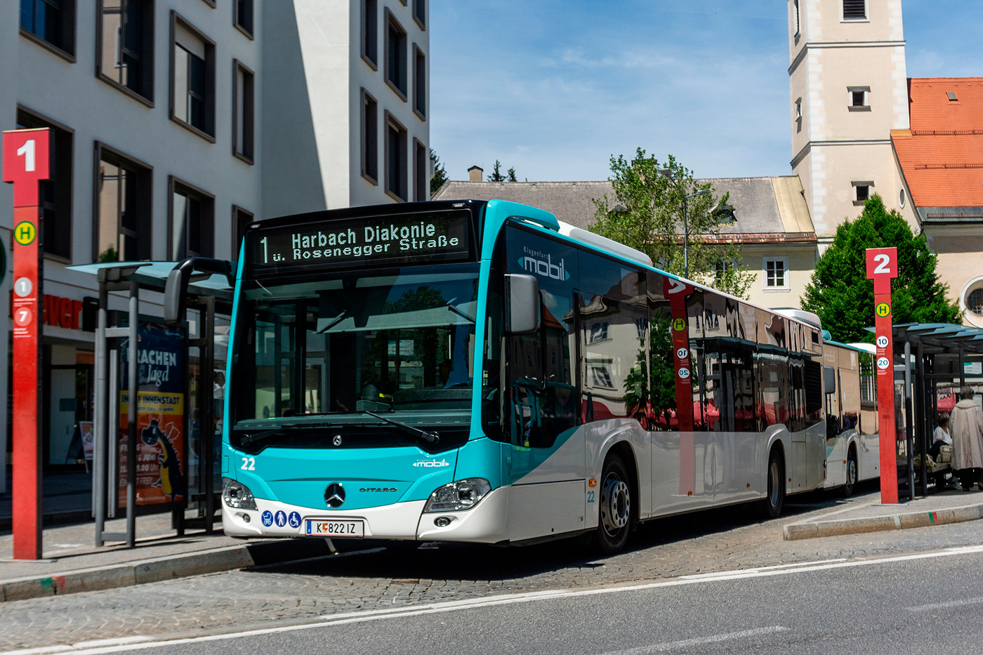 Австрия, Mercedes-Benz Citaro C2 hybrid № 22