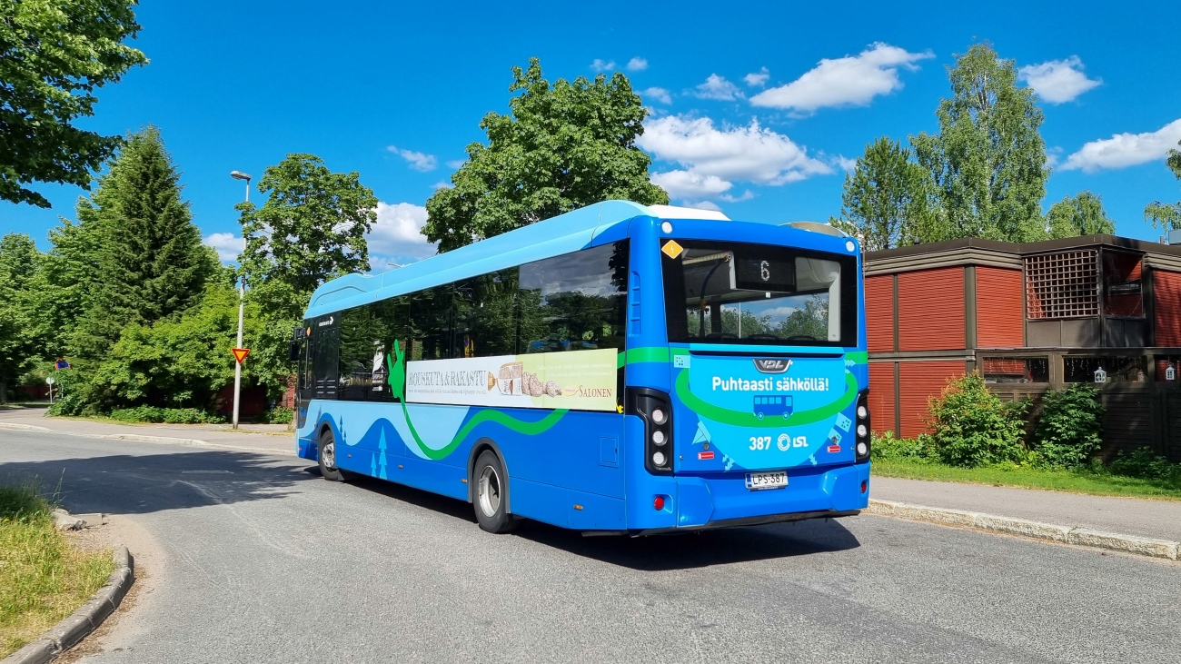 Финляндия, VDL Citea LLE-115 Electric № 387