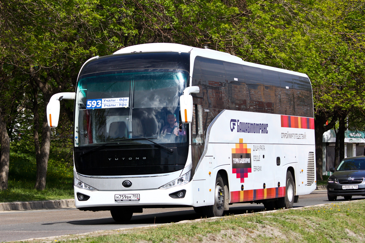 Башкортостан, Yutong C12PRO (ZK6128H) № Н 759 ВК 702