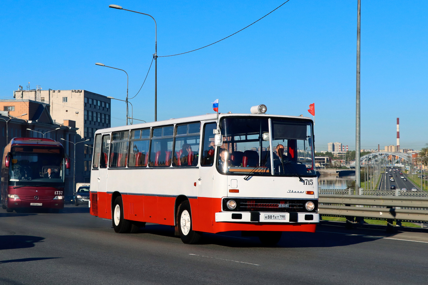 Sankt Petersburg, Ikarus 255.70 Nr 1715; Sankt Petersburg — V International Transport Festival "SPbTransportFest-2024"