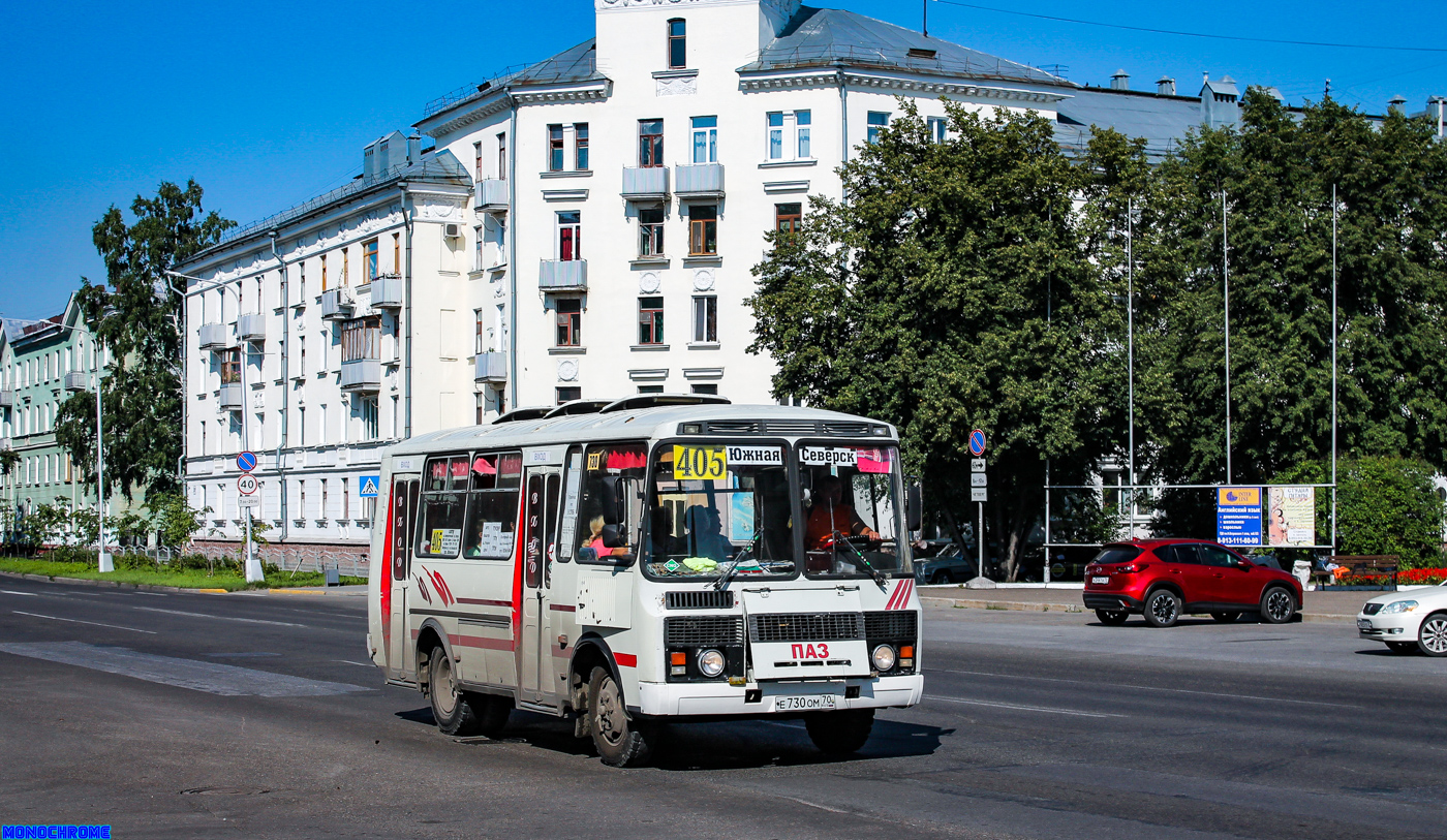 Томская область, ПАЗ-32051-110 № Е 730 ОМ 70