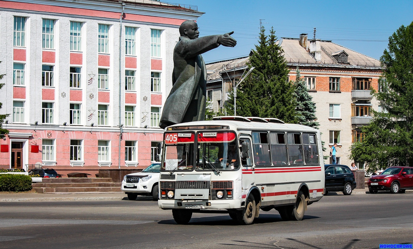 Томская область, ПАЗ-3205 (00) № С 540 ЕН 70