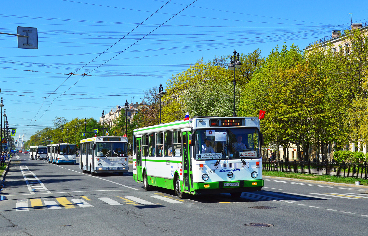 Krasnodar region, LiAZ-5256.40-01 Nr. Е 834 АВ 23; Sankt Petersburg — V International Transport Festival "SPbTransportFest-2024"