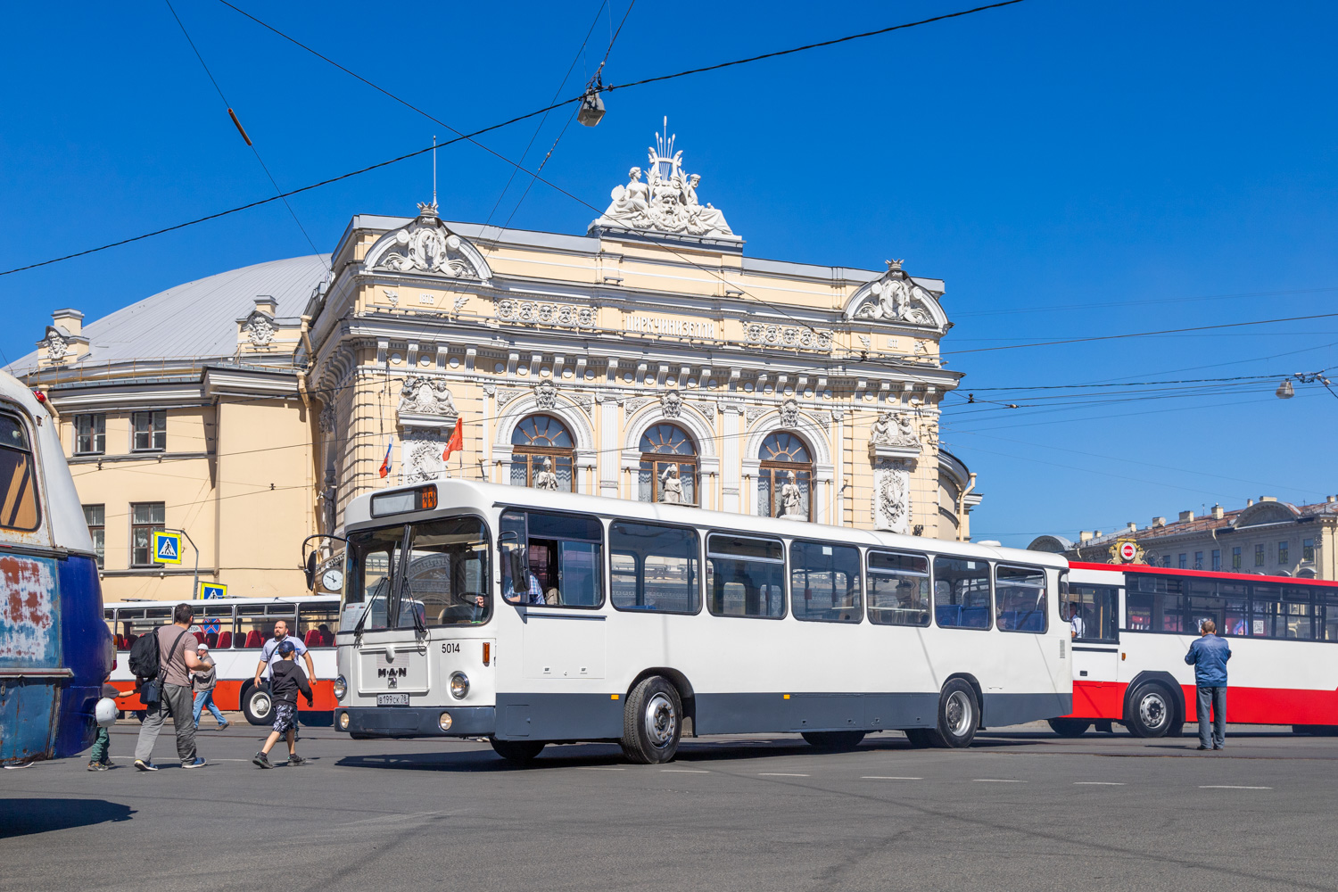 Санкт-Петербург, MAN 192 SL200 № 5014; Санкт-Петербург — V Международный транспортный фестиваль "SPbTransportFest-2024"