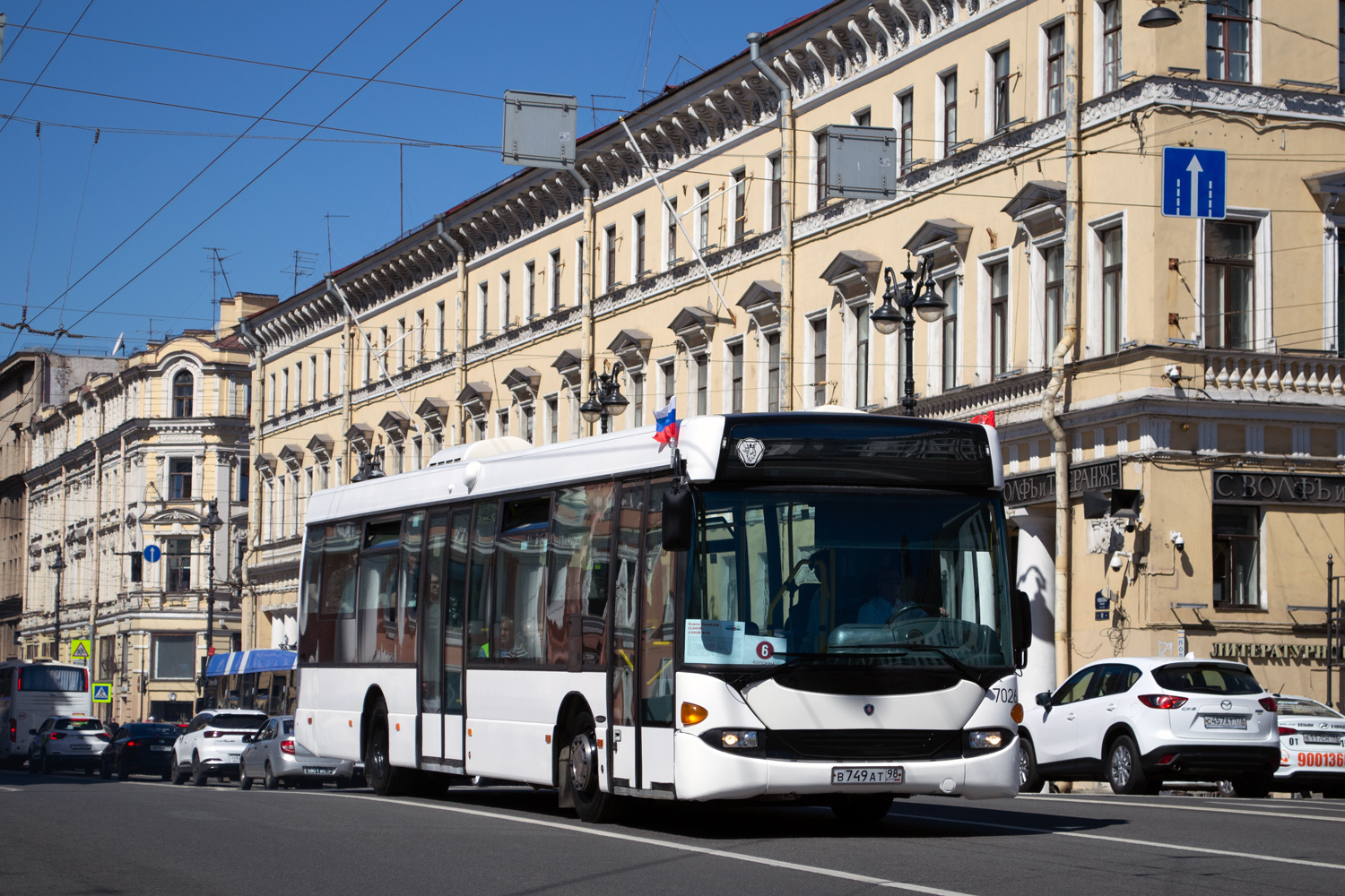 Санкт-Петербург, Scania OmniLink I (Скания-Питер) № 7026; Санкт-Петербург — V Международный транспортный фестиваль "SPbTransportFest-2024"