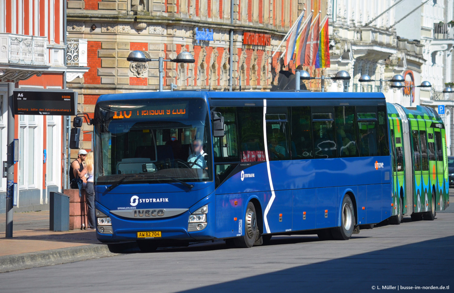 Дания, IVECO Crossway LINE 12M № 825