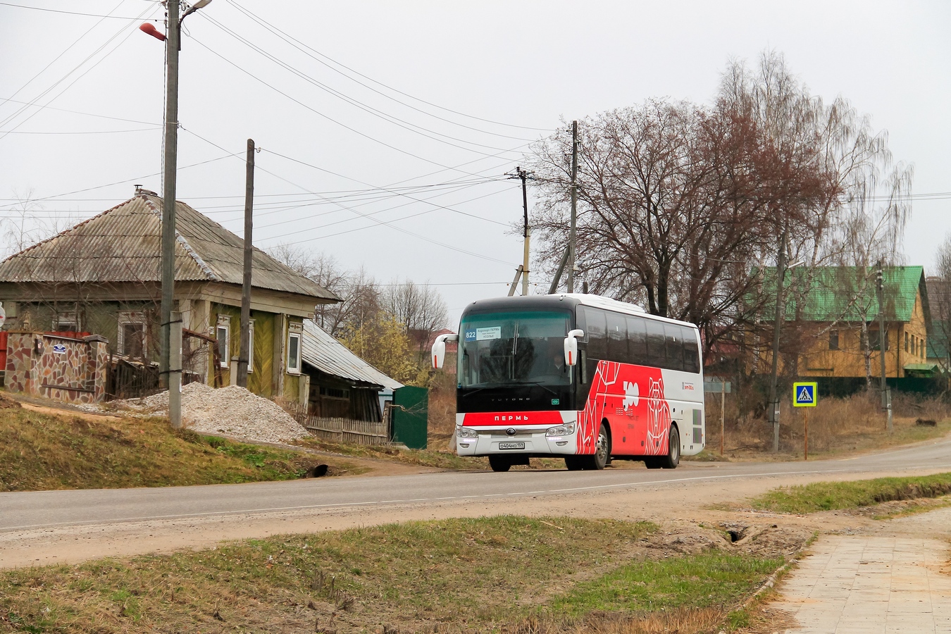 Пермский край, Yutong ZK6122H9 № О 404 НО 159