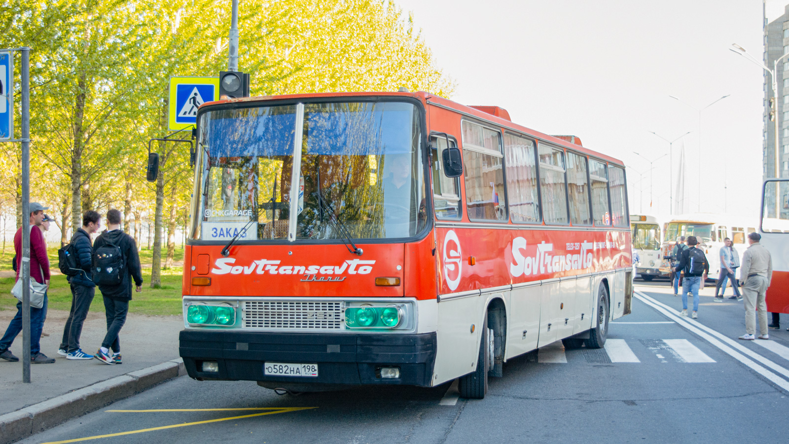 Санкт-Петербург, Ikarus 250.59 № О 582 НА 198; Санкт-Петербург — V Международный транспортный фестиваль "SPbTransportFest-2024"