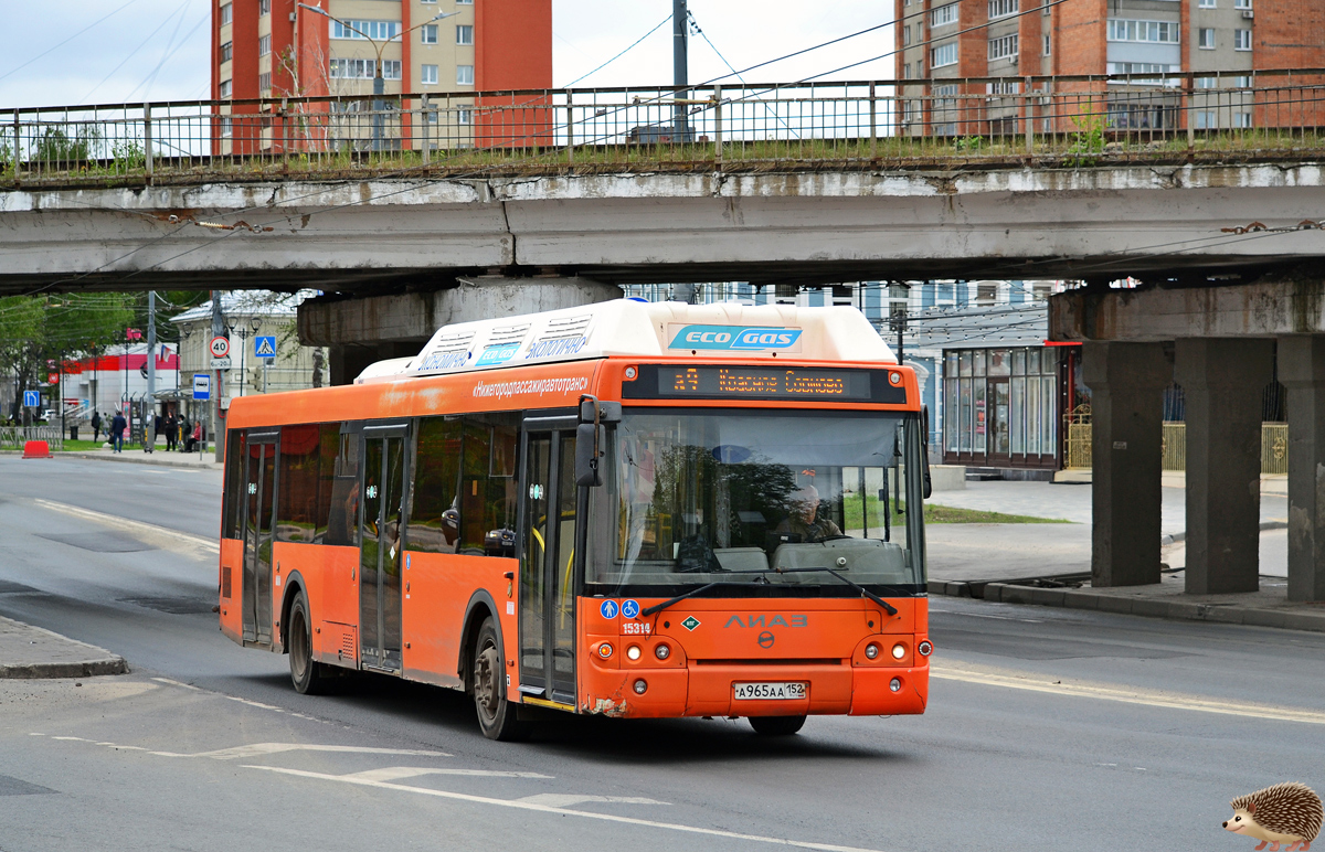 Нижегородская область, ЛиАЗ-5292.67 (CNG) № 15314