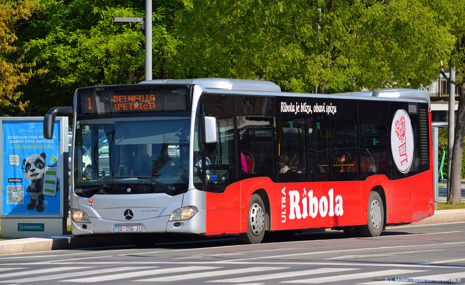 Хорватия, Mercedes-Benz Citaro C2 № 256
