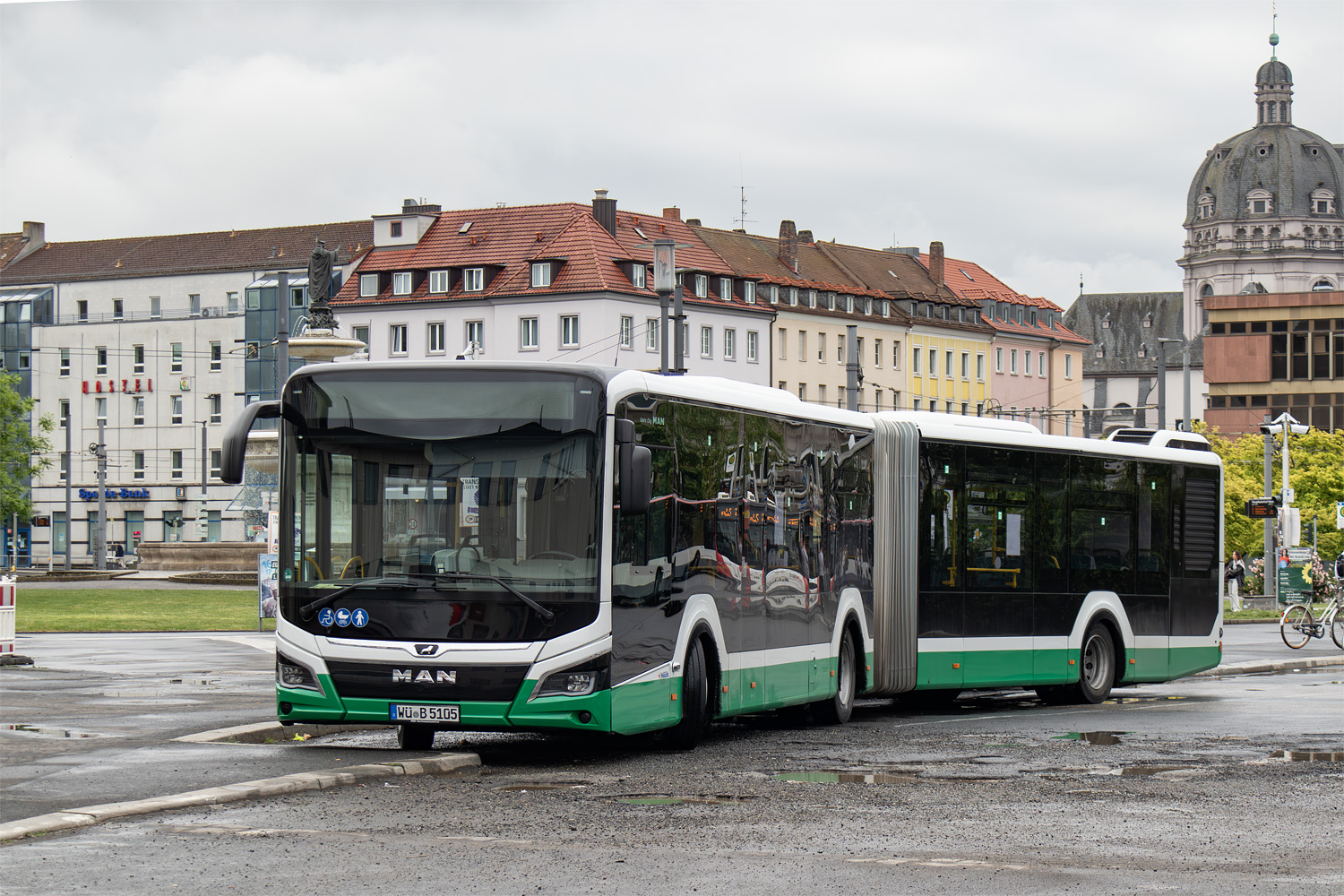 Бавария, MAN 18C Lion's City 18 NG330 № WÜ-B 5105