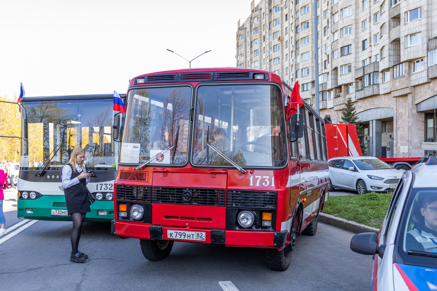 Санкт-Петербург, ПАЗ-3205 (00) № 1731; Санкт-Петербург — V Международный транспортный фестиваль "SPbTransportFest-2024"