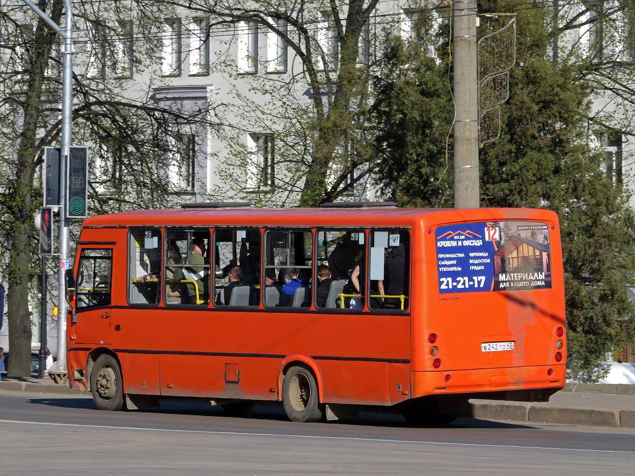 Кировская область, ПАЗ-320414-05 "Вектор" (1-2) № В 242 ТО 43