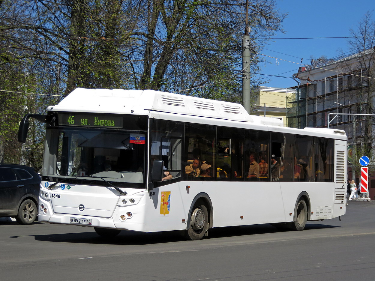 Кировская область, ЛиАЗ-5292.67 (CNG) № х848