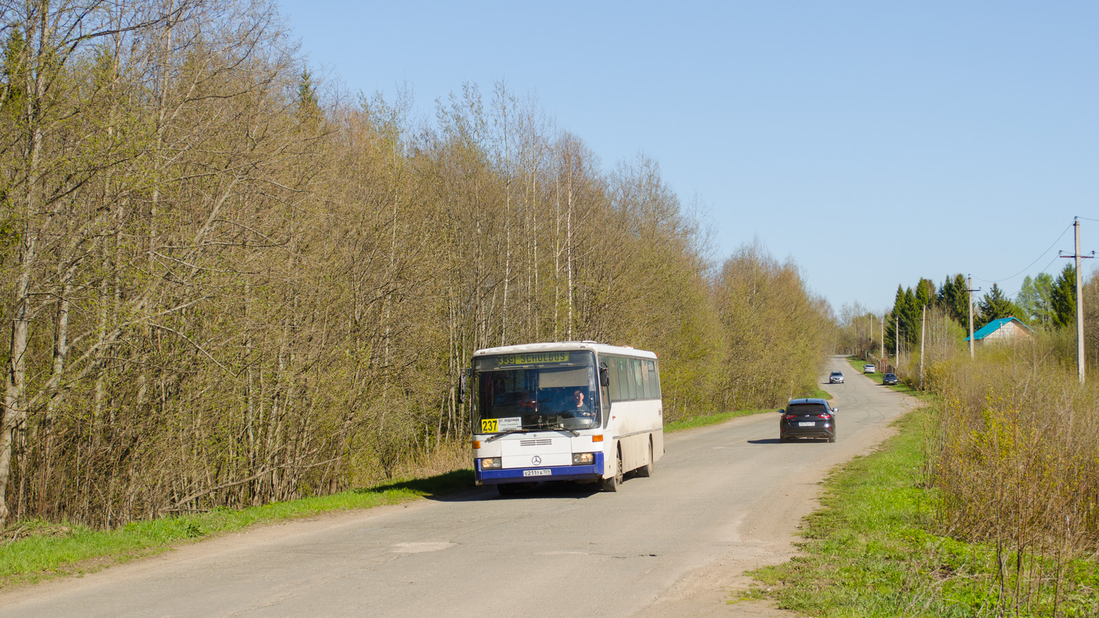 Perm region, Mercedes-Benz O408 # Е 211 ТА 159