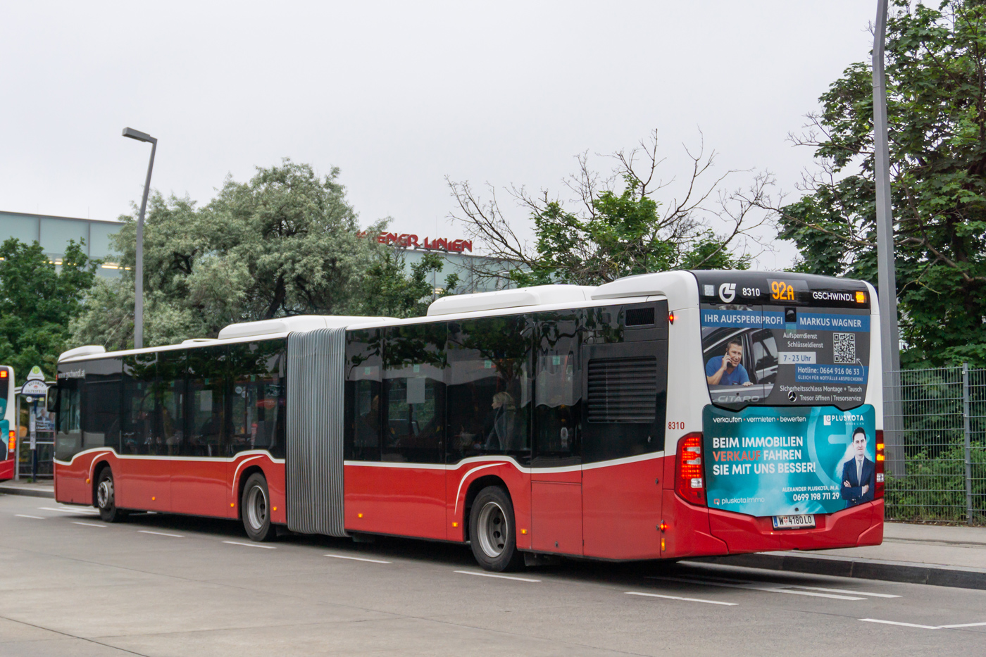 Австрия, Mercedes-Benz Citaro C2 G № 8310