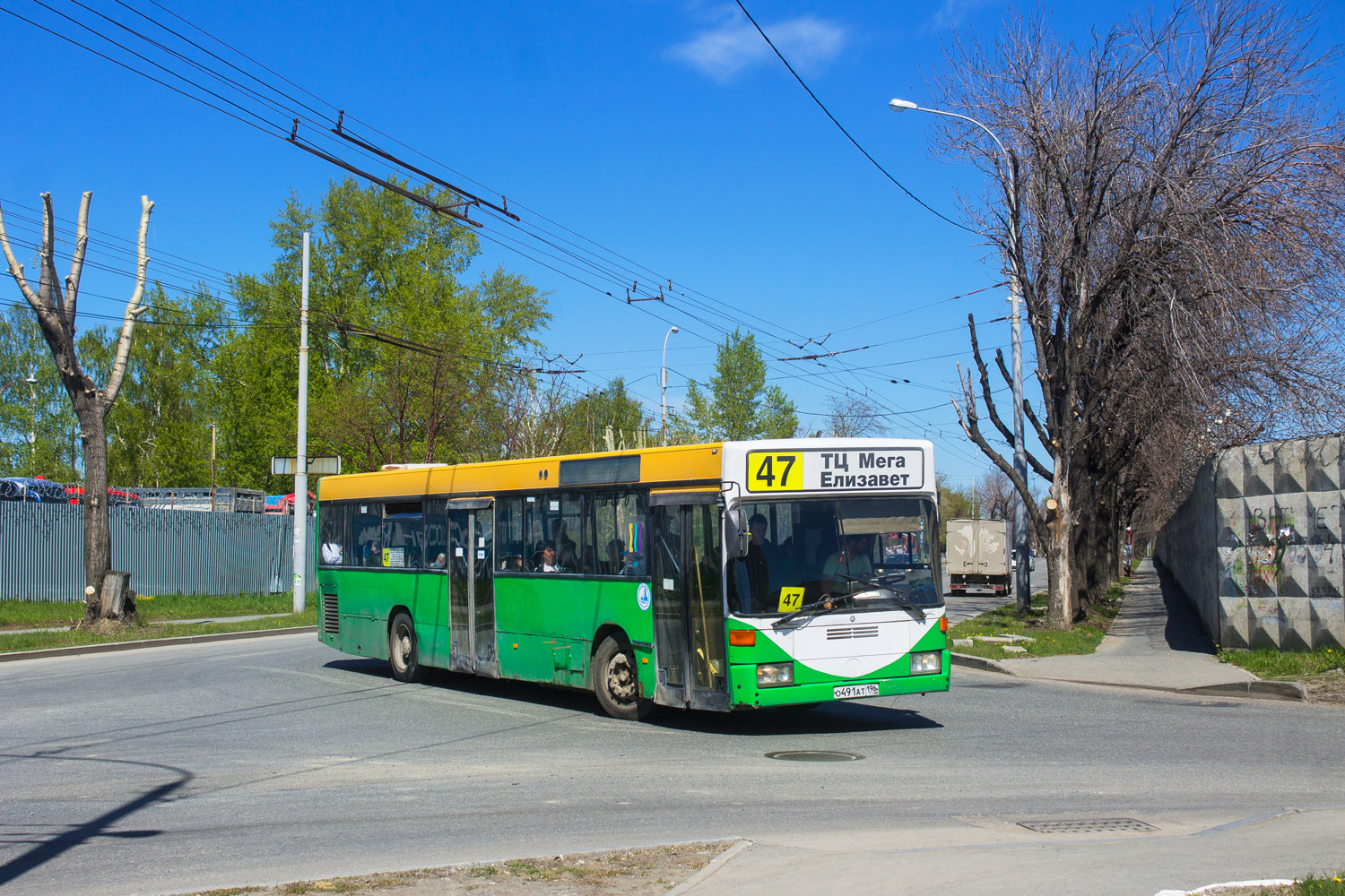 Свердловская область, Mercedes-Benz O405N № О 491 АТ 196