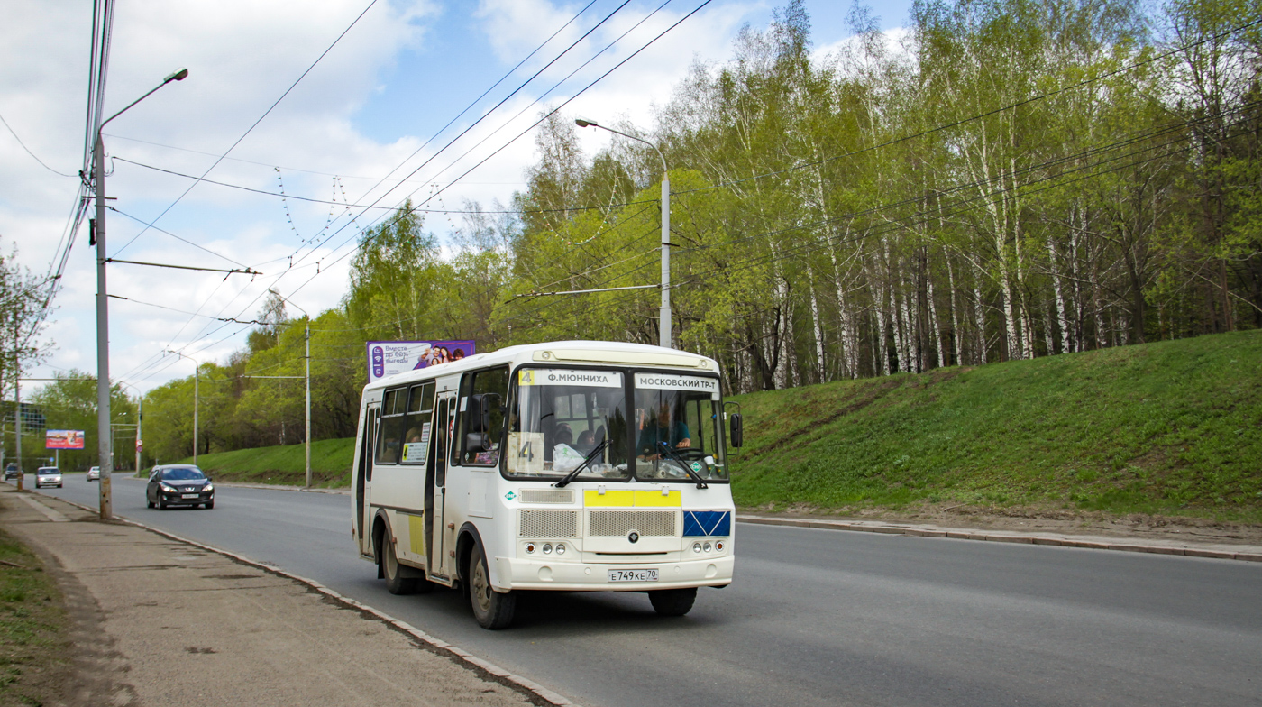 Oblast Tomsk, PAZ-32054 Nr. Е 749 КЕ 70