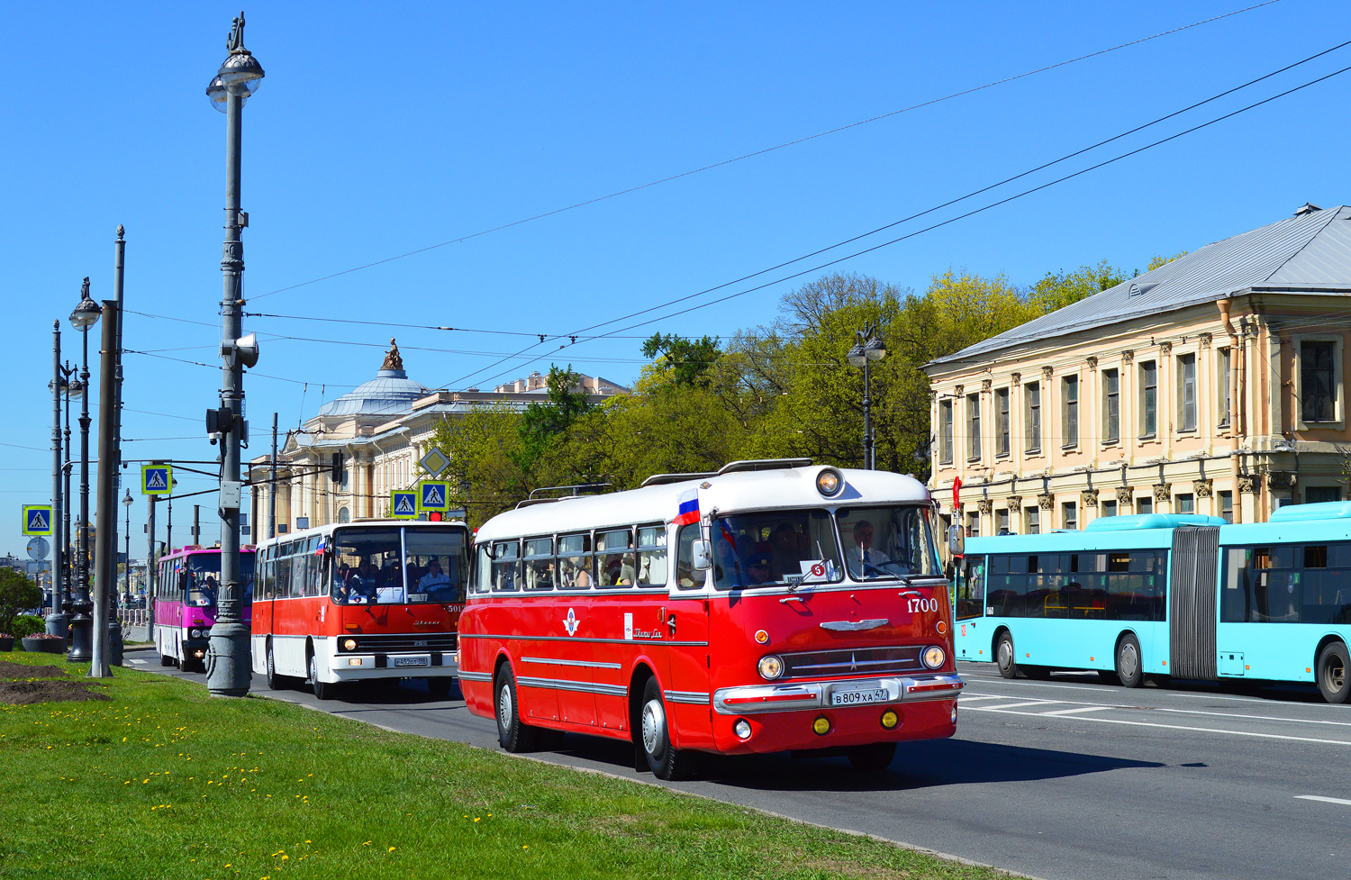 Saint Petersburg, Ikarus  55.14 Lux # 1700; Saint Petersburg — V International Transport Festival "SPbTransportFest-2024"