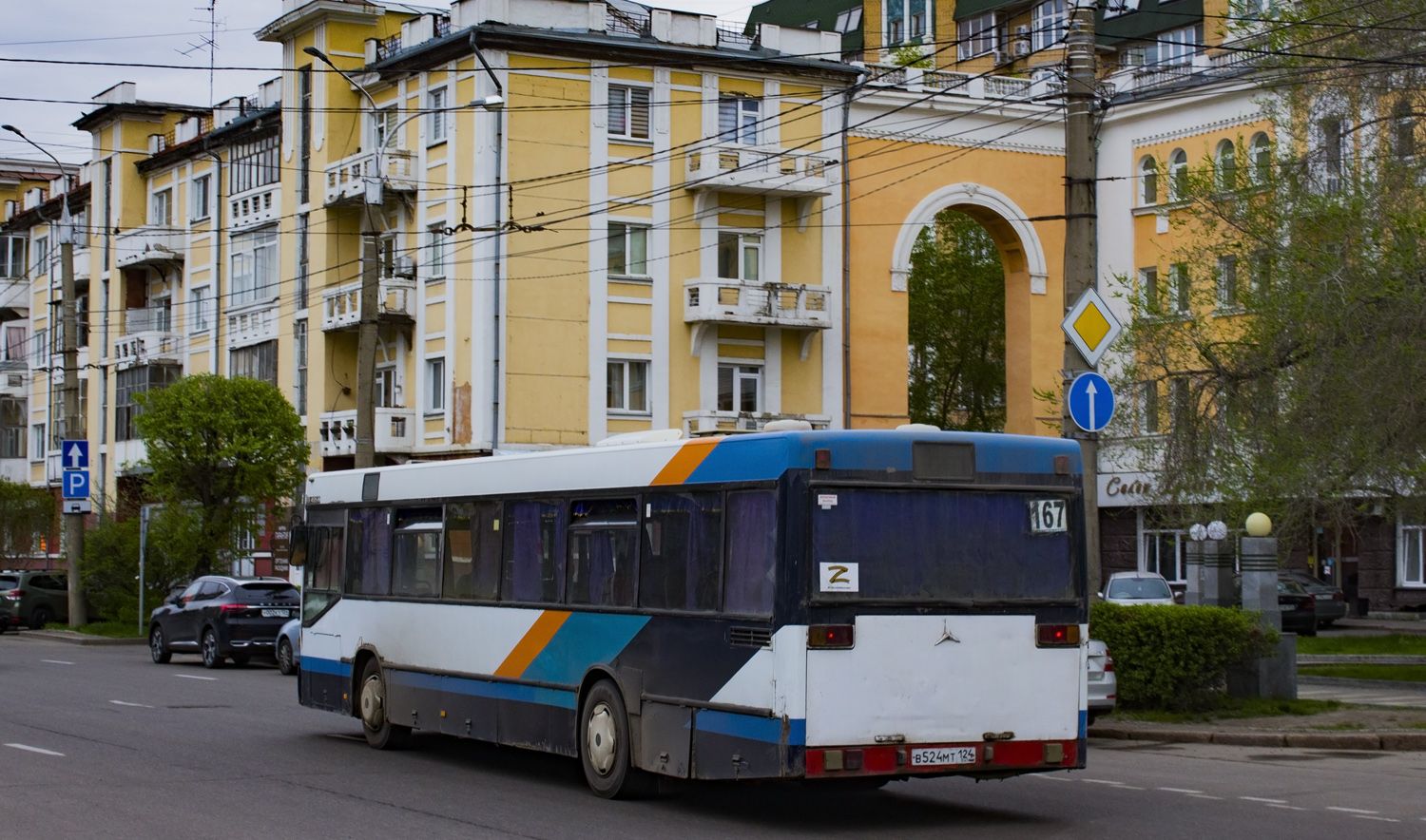 Красноярский край, Mercedes-Benz O405N № В 524 МТ 124