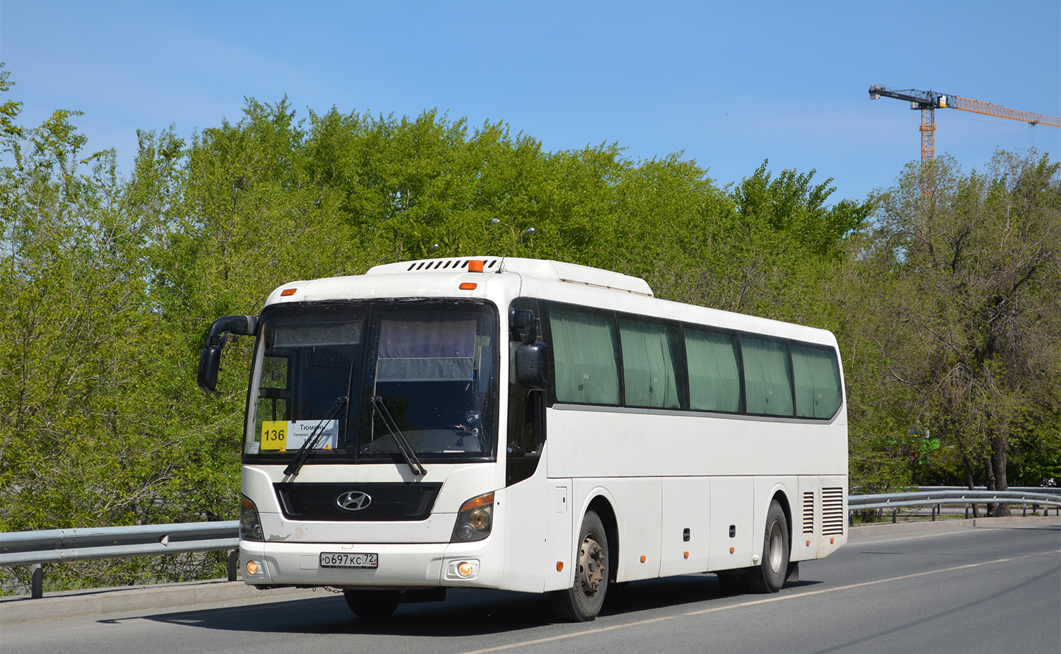 Тюменская область, Hyundai Universe Space Luxury № О 697 КС 72