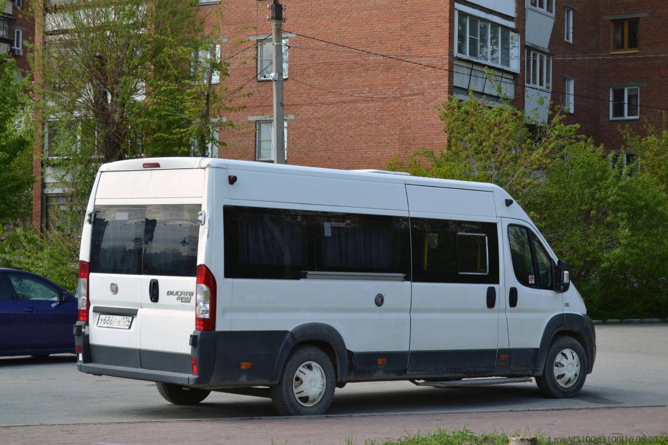 Челябинская область, Нижегородец-FST613 (FIAT Ducato) № У 686 РН 174