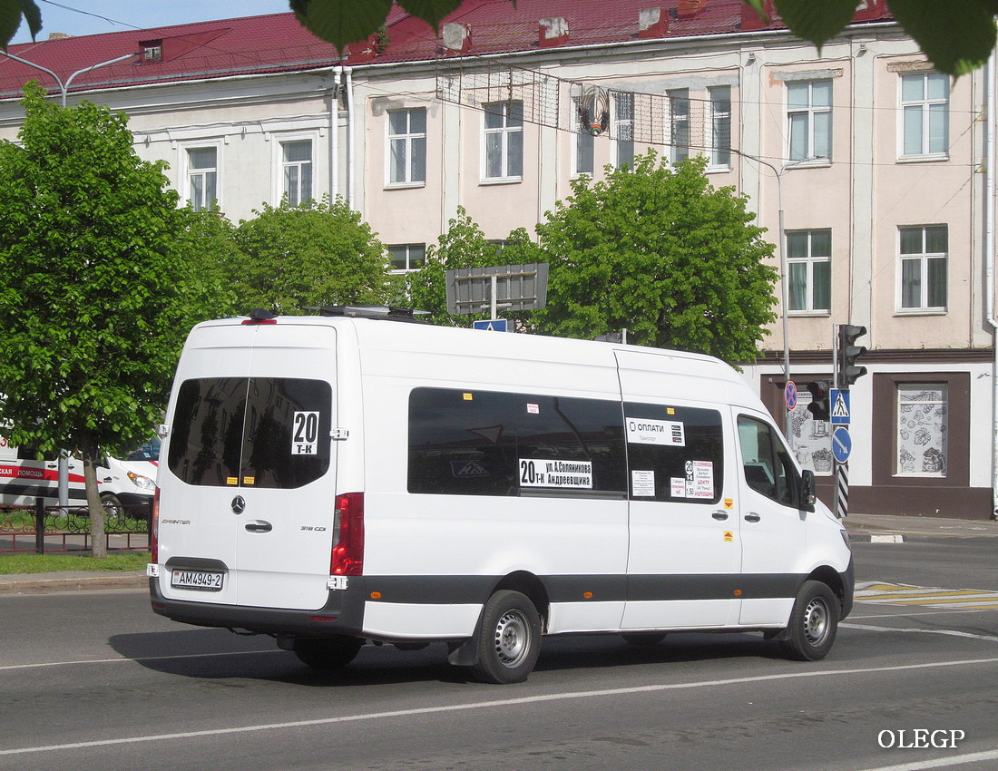 Витебская область, Mercedes-Benz Sprinter W907 319CDI № АМ 4949-2