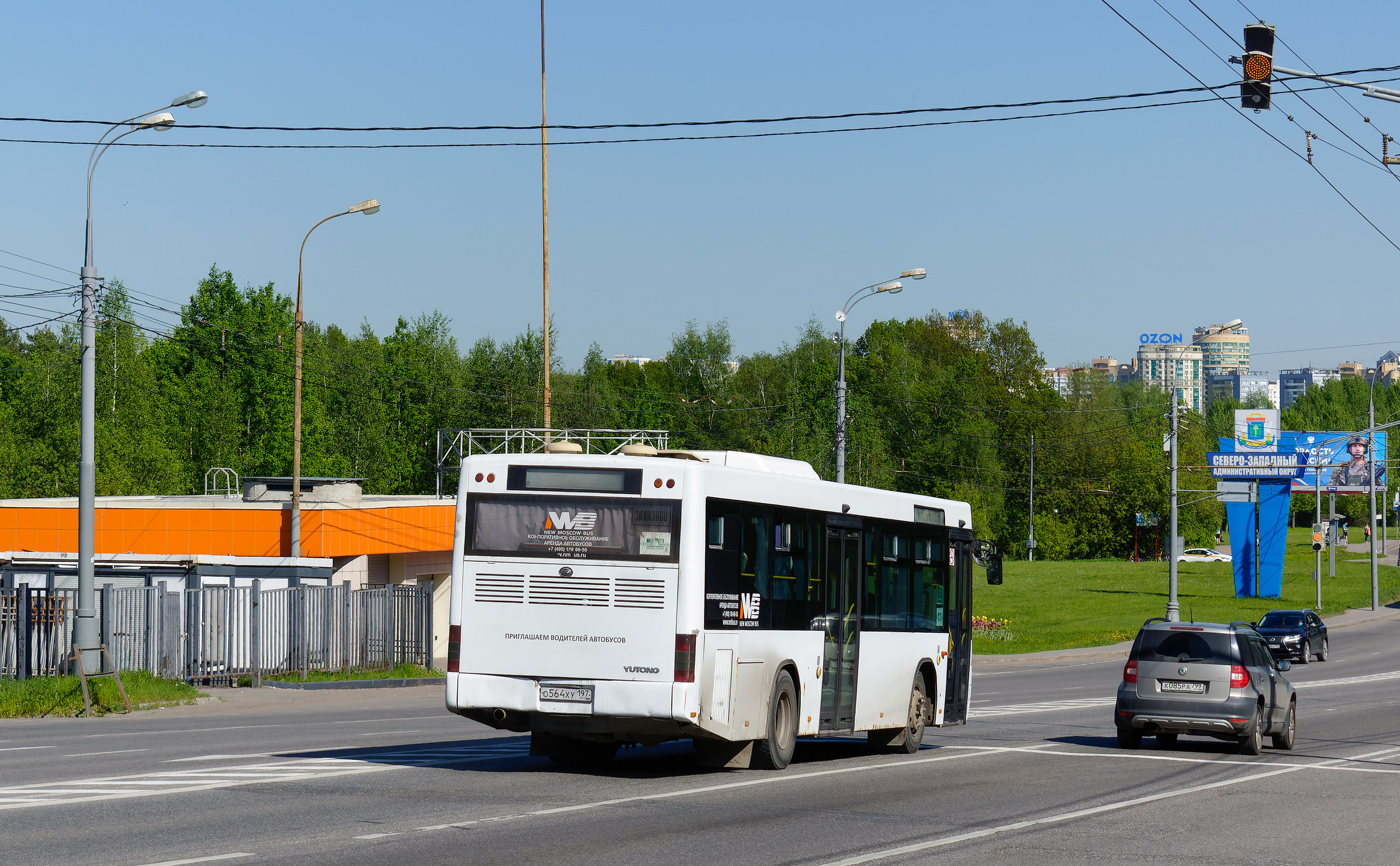 Москва, Yutong ZK6118HGA № О 564 ХУ 197