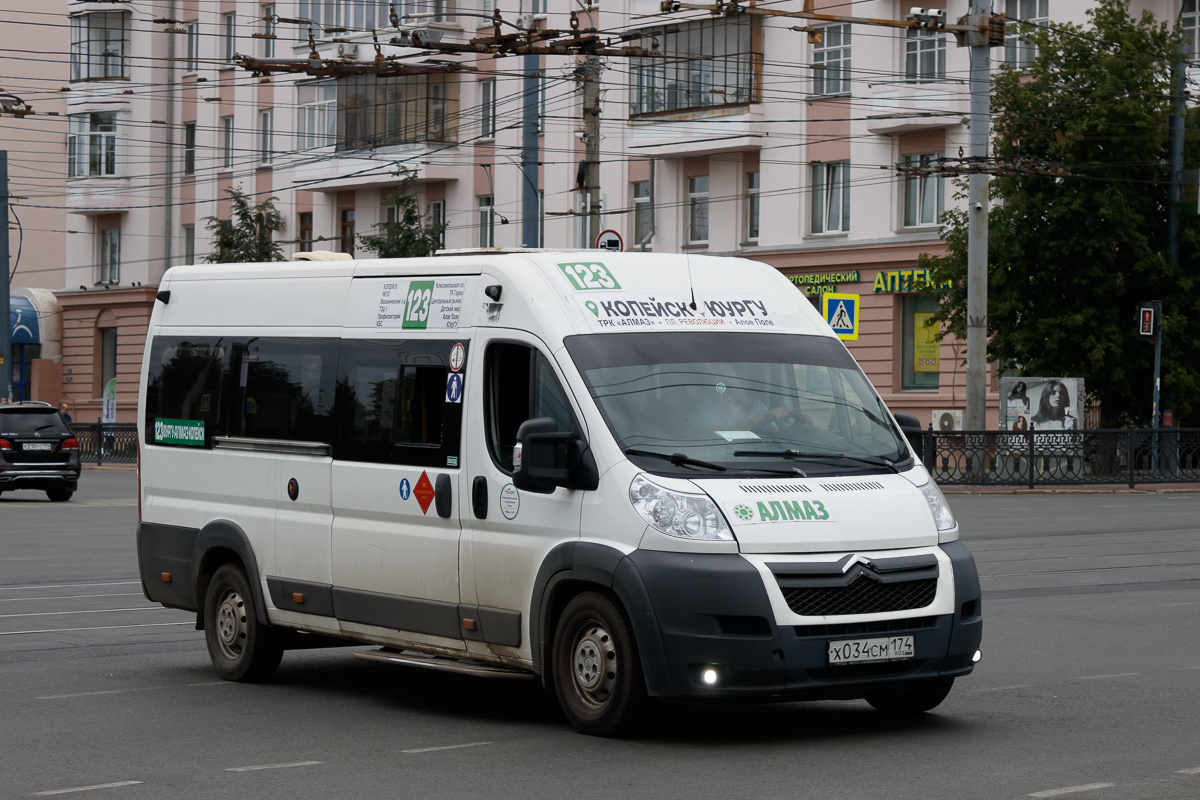 Челябинская область, Нижегородец-2227W (Citroёn Jumper) № Х 034 СМ 174