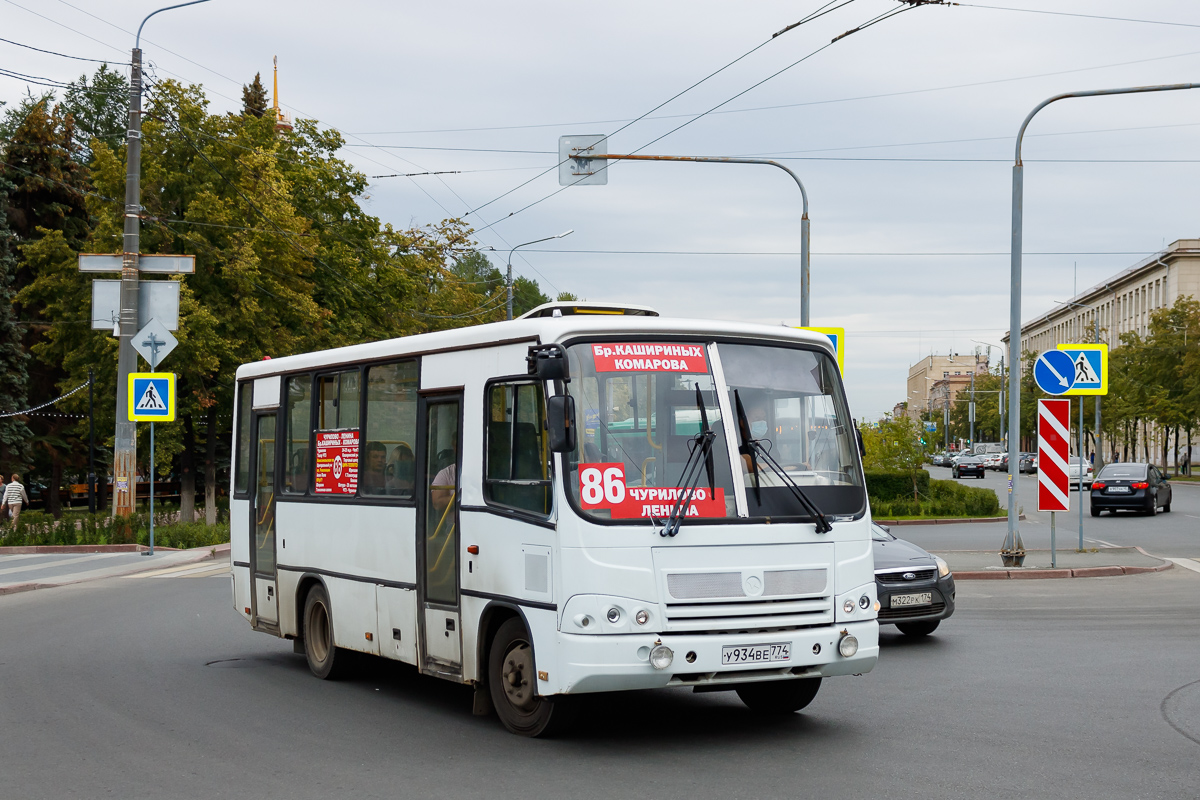 Челябинская область, ПАЗ-320402-05 № У 934 ВЕ 774