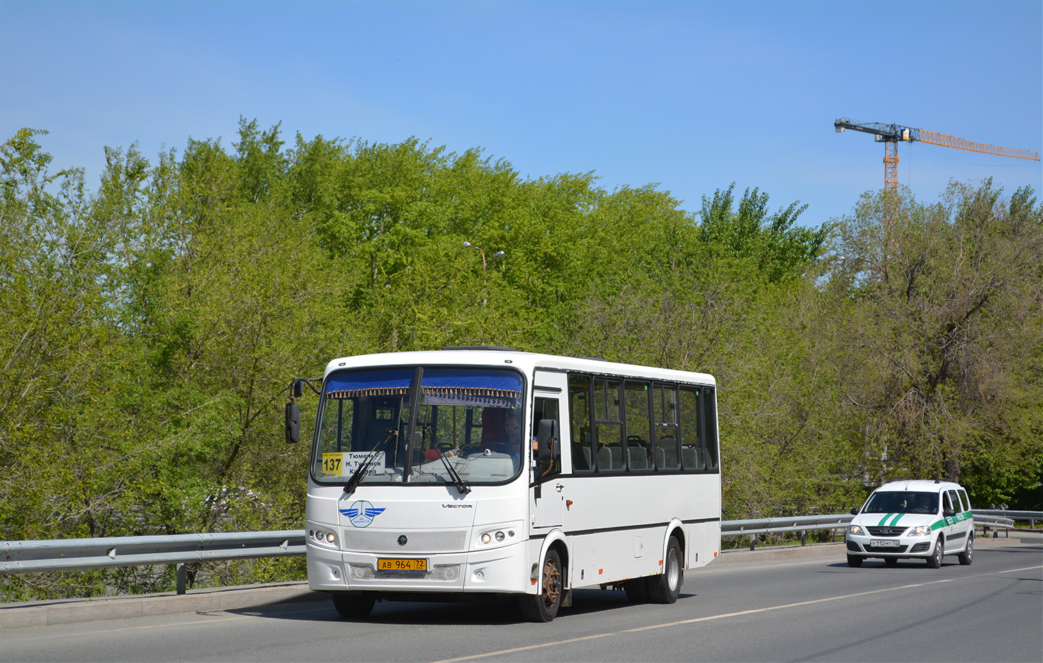 Тюменская область, ПАЗ-320412-04 "Вектор" № АВ 964 72