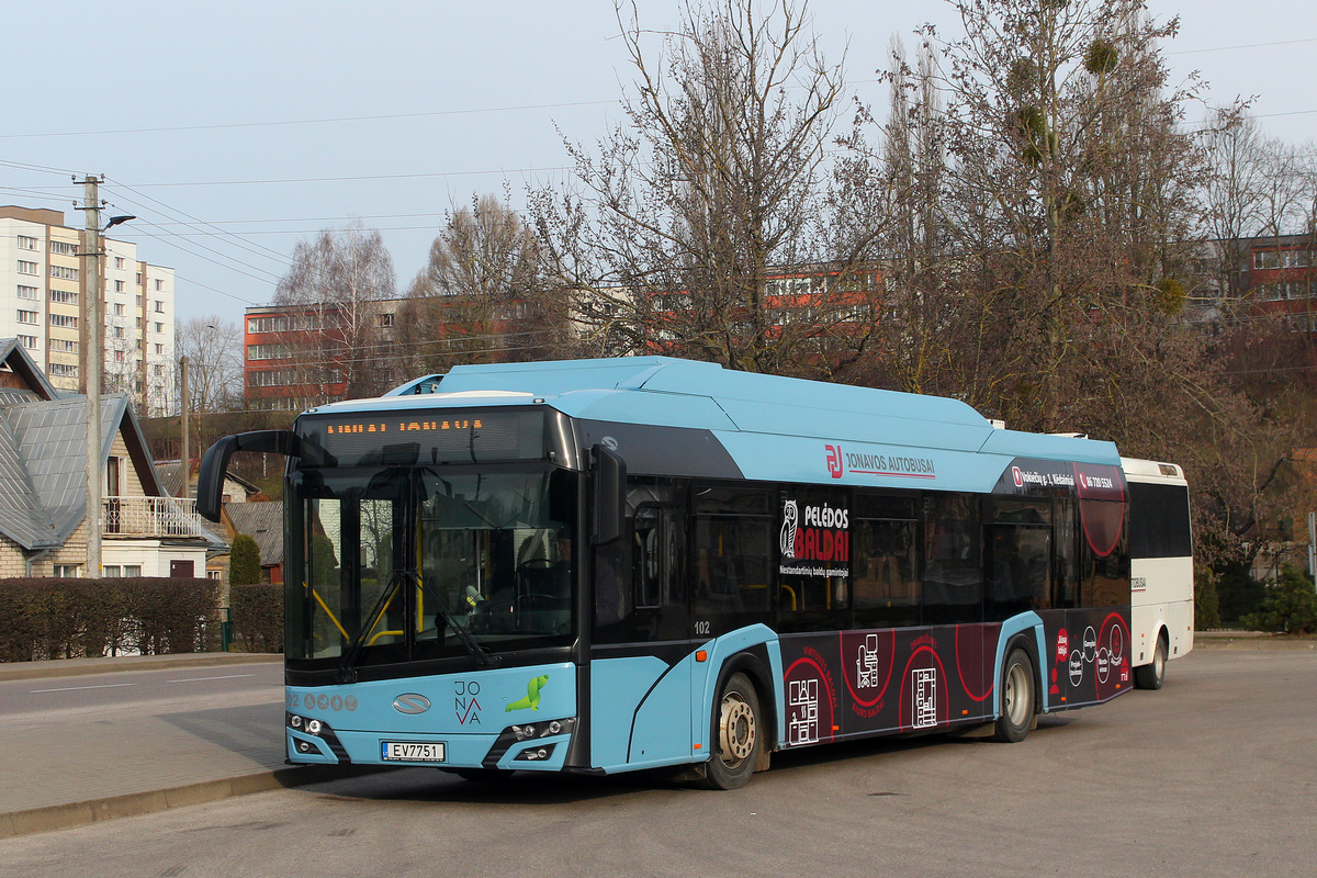 Литва, Solaris Urbino IV 12 electric № 102