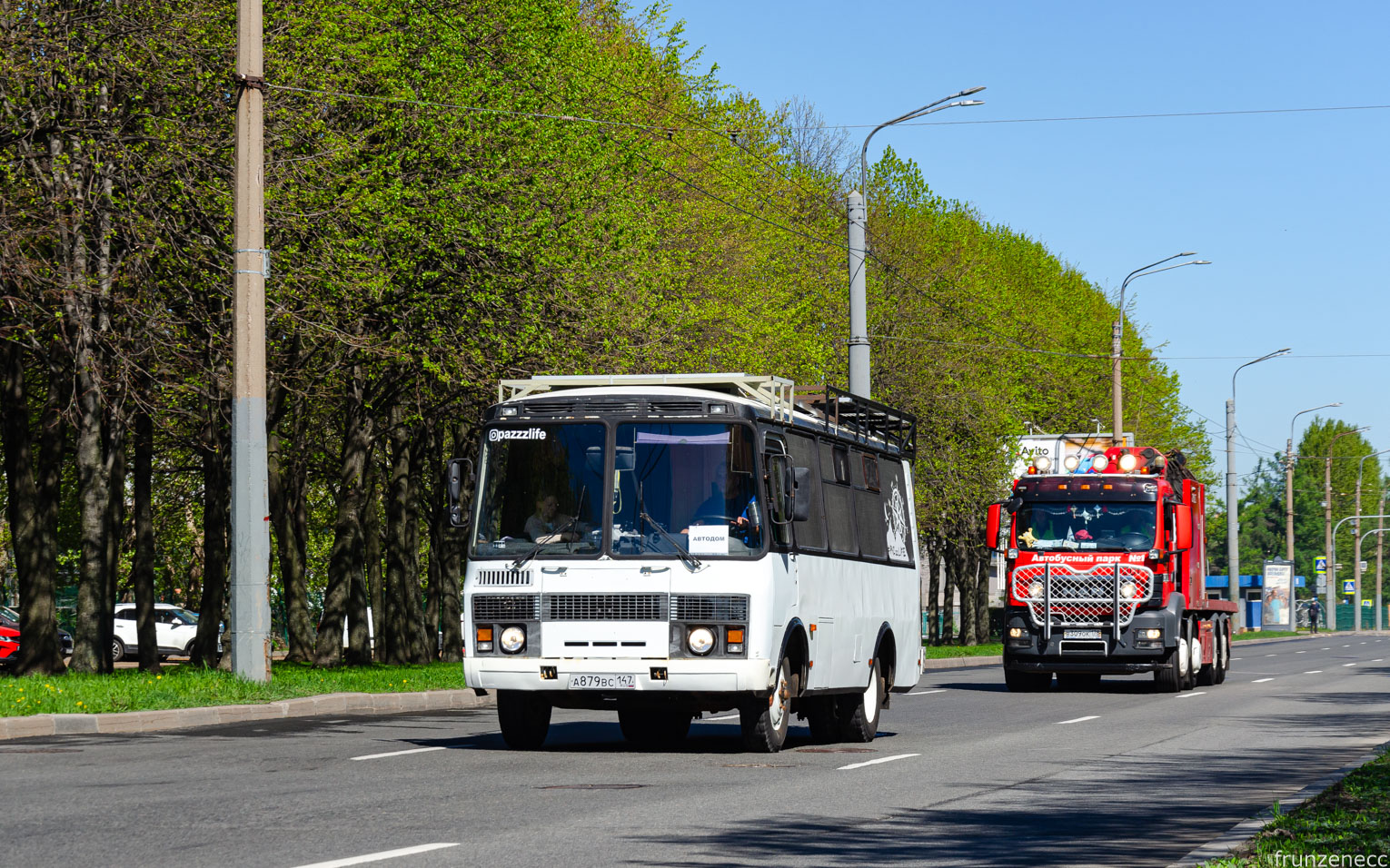 Leningrad Gebiet, PAZ-3205-110 Nr. А 879 ВС 147; Sankt Petersburg — V International Transport Festival "SPbTransportFest-2024"