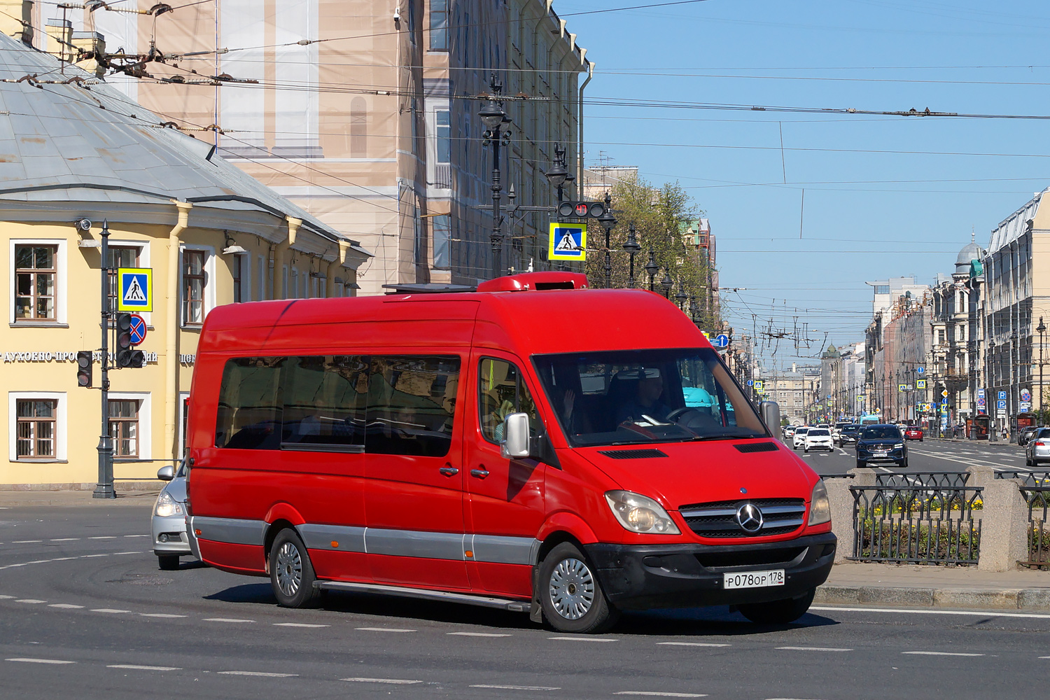 Санкт-Петербург, Mercedes-Benz Sprinter W906 313CDI № Р 078 ОР 178