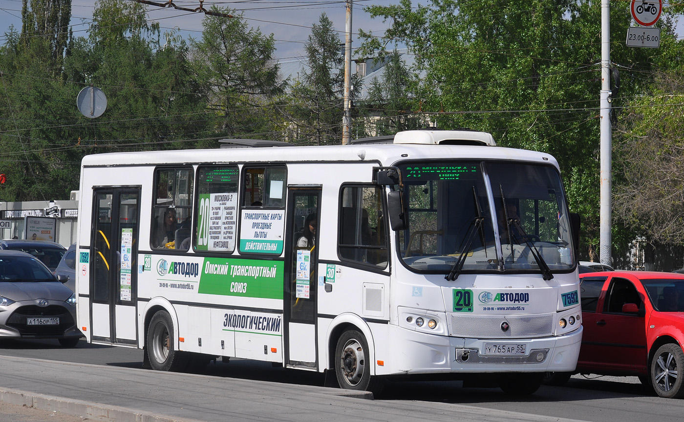 Омская область, ПАЗ-320414-04 "Вектор" (1-2) № 7592